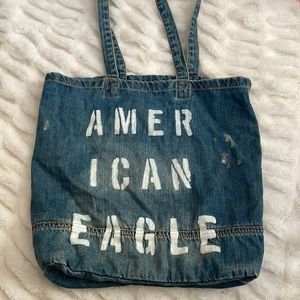 American Eagle denim bag